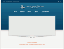 Tablet Screenshot of indcarsa.com